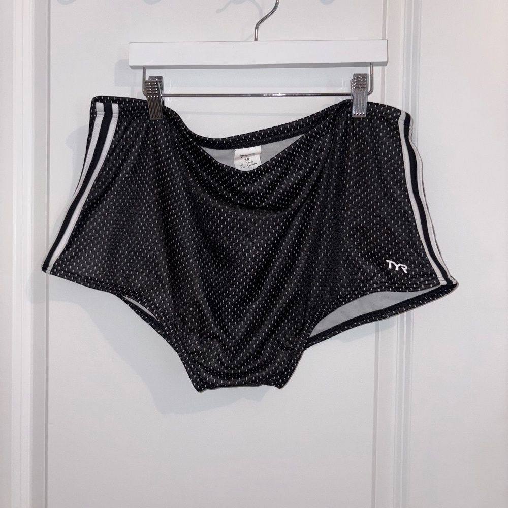 TYR Poly Mesh Trainer Drag Suit Elastic Waist Swim Briefs for Men Size 36 Large